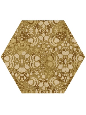 Sedge Hexagon Hand Tufted Pure Wool custom handmade rug