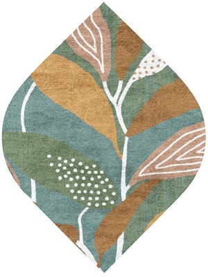 Seguine Ogee Hand Tufted Bamboo Silk custom handmade rug