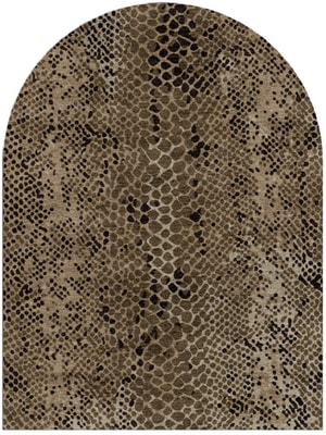 Serpent Arch Hand Knotted Bamboo Silk custom handmade rug
