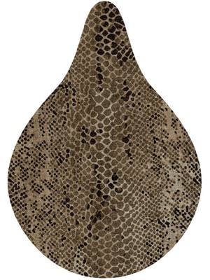 Serpent Drop Hand Knotted Bamboo Silk custom handmade rug