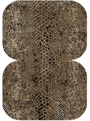 Serpent Eight Hand Knotted Bamboo Silk custom handmade rug