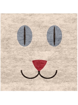 Simba Square Hand Knotted Bamboo Silk custom handmade rug
