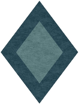 Simple Border Diamond Hand Knotted Tibetan Wool custom handmade rug