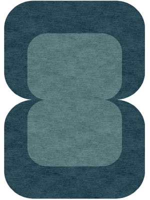 Simple Border Eight Hand Knotted Tibetan Wool custom handmade rug