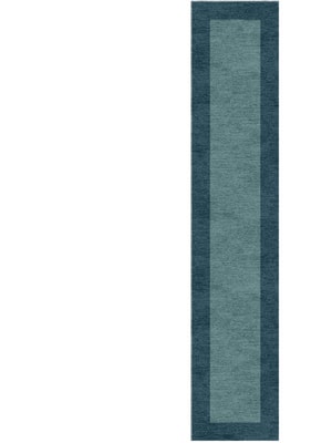 Simple Border Runner Hand Knotted Tibetan Wool custom handmade rug