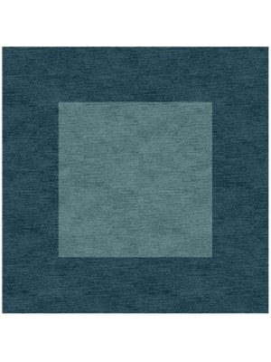 Simple Border Square Hand Knotted Tibetan Wool custom handmade rug