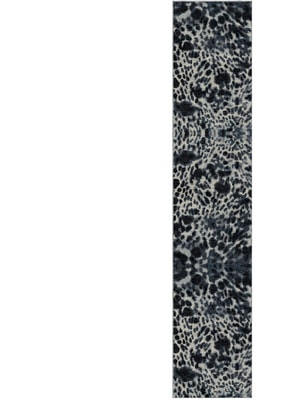 Snow Leopard Runner Hand Knotted Tibetan Wool custom handmade rug