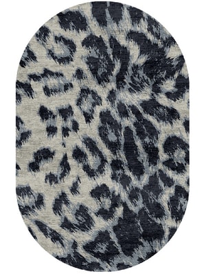 Snowy Fur Capsule Hand Knotted Bamboo Silk custom handmade rug