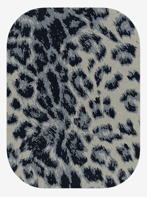 Snowy Fur Oblong Hand Knotted Tibetan Wool custom handmade rug