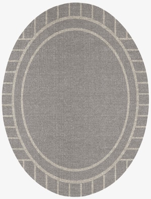 Solivagant Oval Outdoor Recycled Yarn custom handmade rug