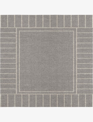 Solivagant Square Outdoor Recycled Yarn custom handmade rug