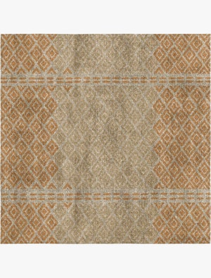 Solstice Square Flatweave Bamboo Silk custom handmade rug