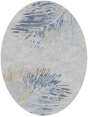 Spoils Oval Hand Knotted Tibetan Wool custom handmade rug