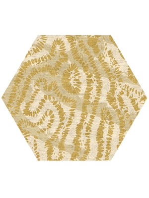 Spor Hexagon Hand Knotted Tibetan Wool custom handmade rug