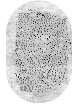 Spot Dot Capsule Hand Knotted Bamboo Silk custom handmade rug