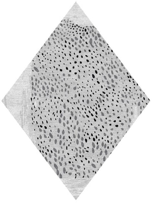 Spot Dot Diamond Hand Knotted Tibetan Wool custom handmade rug
