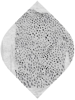 Spot Dot Ogee Hand Knotted Tibetan Wool custom handmade rug