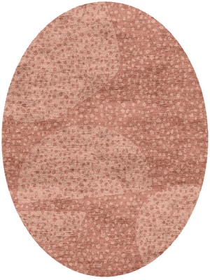 Stone Work Oval Hand Knotted Bamboo Silk custom handmade rug