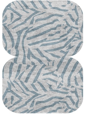 Stray Eight Hand Knotted Bamboo Silk custom handmade rug