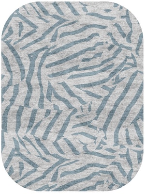 Stray Oblong Hand Knotted Bamboo Silk custom handmade rug