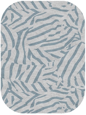 Stray Oblong Hand Knotted Tibetan Wool custom handmade rug