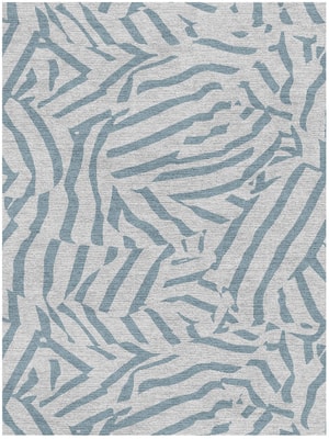 Stray Rectangle Hand Knotted Tibetan Wool custom handmade rug