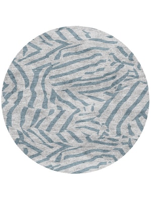 Stray Round Hand Knotted Bamboo Silk custom handmade rug
