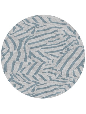 Stray Round Hand Knotted Tibetan Wool custom handmade rug