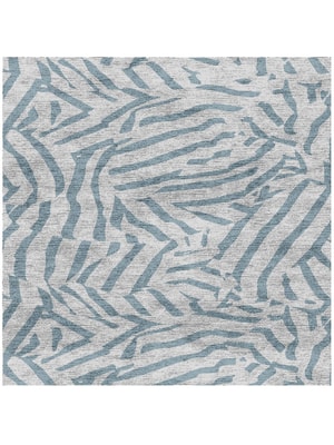 Stray Square Hand Knotted Bamboo Silk custom handmade rug