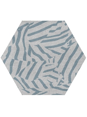 Stray Hexagon Hand Tufted Pure Wool custom handmade rug