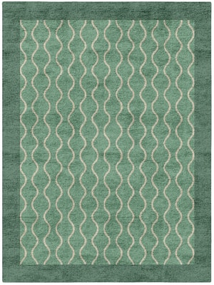 Strings Rectangle Hand Tufted Bamboo Silk custom handmade rug