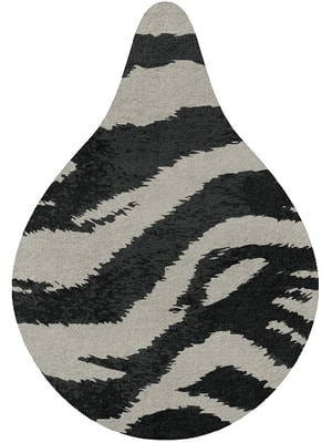 Striped Tapir Drop Hand Tufted Pure Wool custom handmade rug