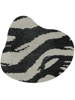 Striped Tapir Splash Hand Tufted Pure Wool custom handmade rug