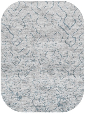 Sway Oblong Hand Knotted Bamboo Silk custom handmade rug
