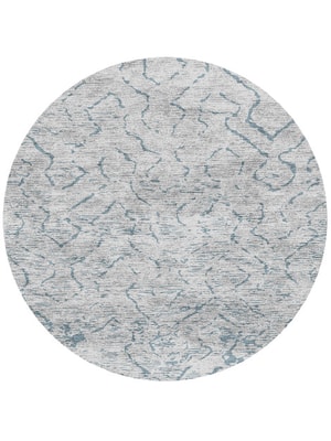 Sway Round Hand Knotted Bamboo Silk custom handmade rug