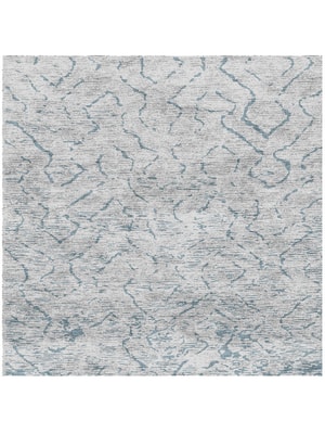 Sway Square Hand Knotted Bamboo Silk custom handmade rug