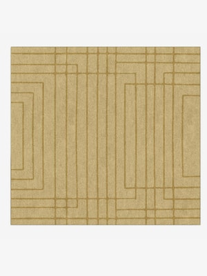 Tanner Square Hand Knotted Tibetan Wool custom handmade rug