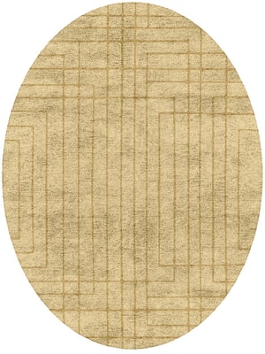 Tanner Oval Hand Tufted Bamboo Silk custom handmade rug