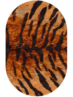Tawny Hide Capsule Hand Knotted Bamboo Silk custom handmade rug