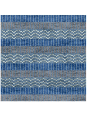 Tempo Square Hand Knotted Bamboo Silk custom handmade rug