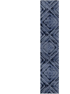 TieDye Runner Hand Knotted Bamboo Silk custom handmade rug