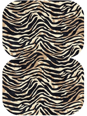 Tiger Stripes Eight Hand Knotted Bamboo Silk custom handmade rug