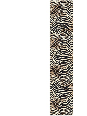 Tiger Stripes Runner Hand Knotted Bamboo Silk custom handmade rug