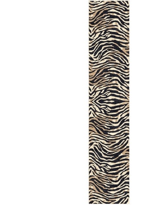 Tiger Stripes Runner Hand Knotted Tibetan Wool custom handmade rug