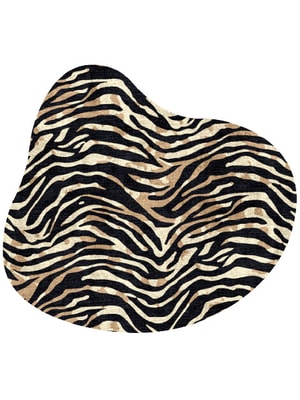Tiger Stripes Splash Hand Knotted Bamboo Silk custom handmade rug