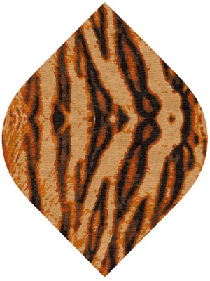 Tigger Ogee Hand Knotted Tibetan Wool custom handmade rug