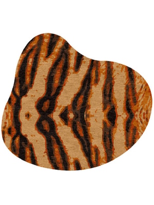 Tigger Splash Hand Knotted Tibetan Wool custom handmade rug