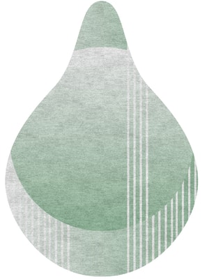Tint Drop Hand Knotted Bamboo Silk custom handmade rug