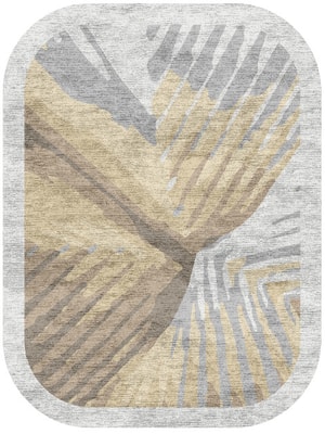 Tori Oblong Hand Knotted Bamboo Silk custom handmade rug