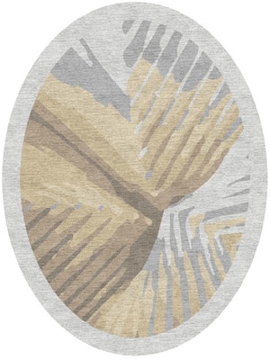 Tori Oval Hand Knotted Tibetan Wool custom handmade rug